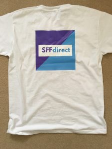 SFFdirect T-shirt back